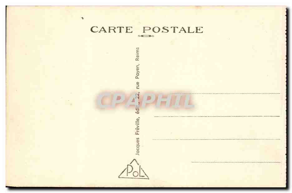 La Pompelle - Monument erige a la memoire des Heros de la Grande Guerre - CPA  — Rückseite