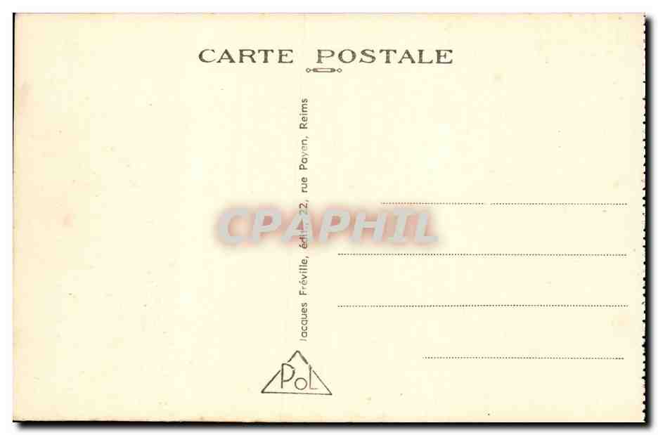 La Pompelle - Les Fosses et entree du Fort - CPA  — Rückseite