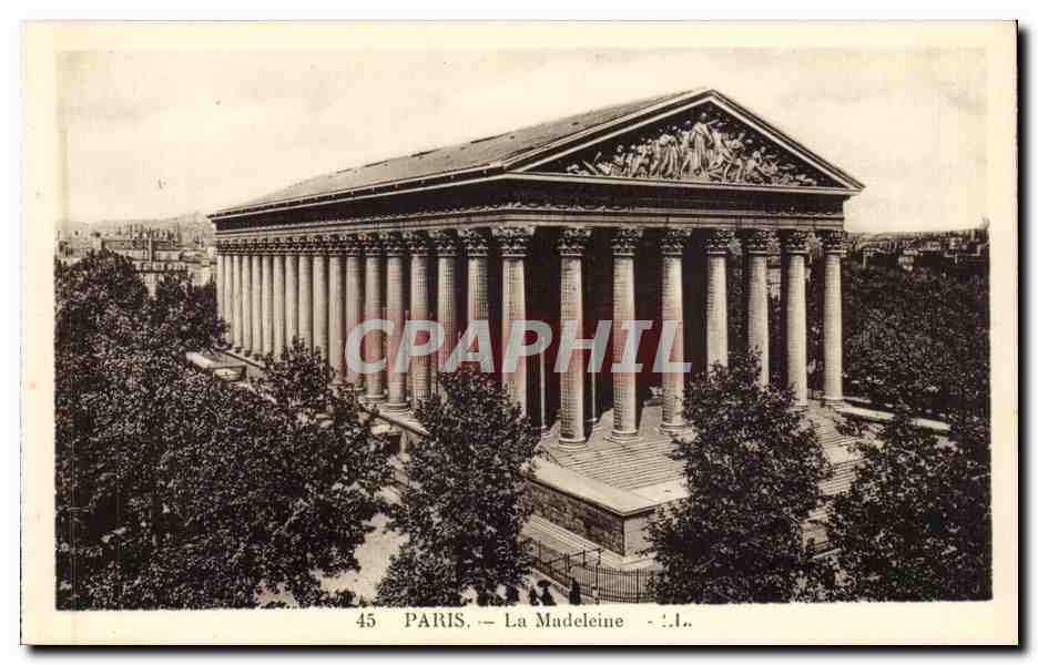 Paris - 8 - La Madeleine CPA 