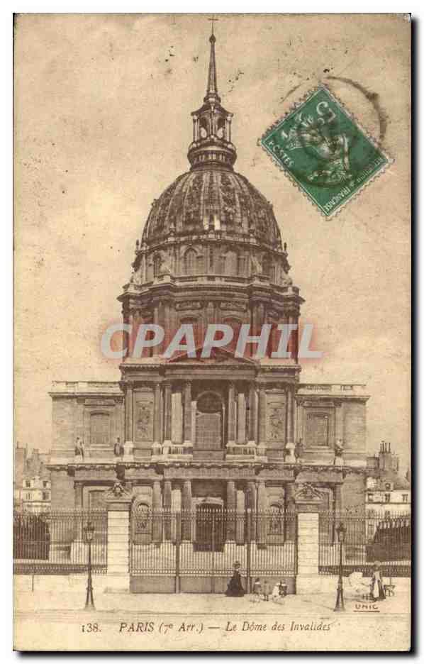 Paris - 7 - Le Dome des Invalides - CPA 