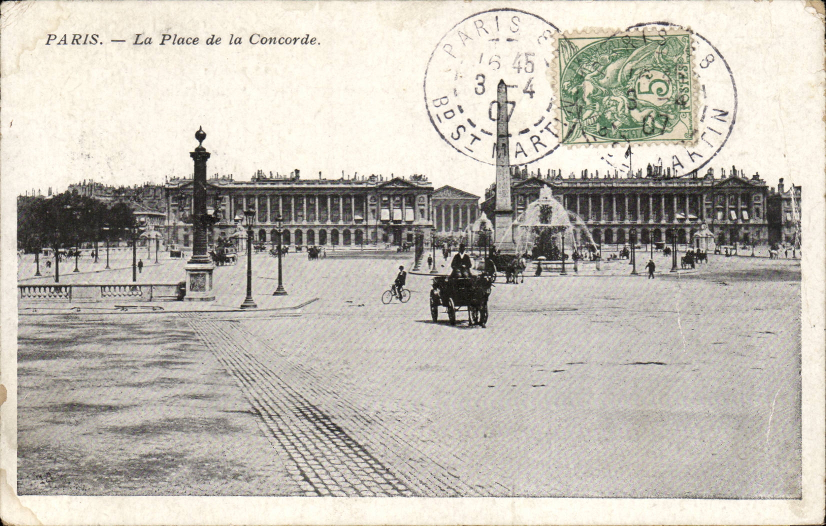 Paris - 8 - La Place de la Concorde - CPA 