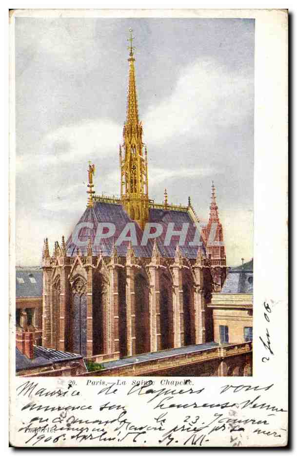 Paris - 1 Ste Chapelle - CPA 