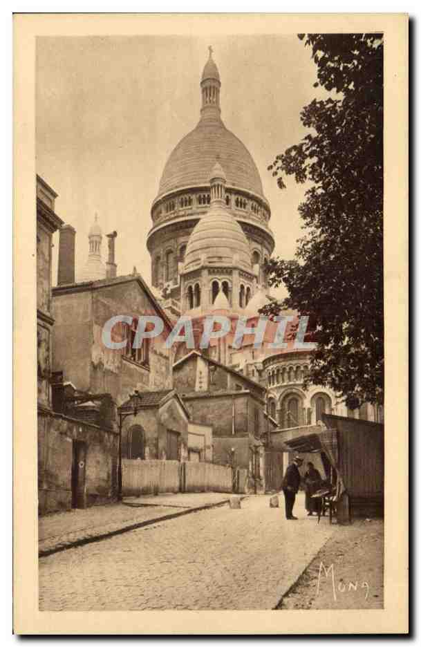 Paris - 18 - Petits Tableaux de Paris - Montmartre - Vue Partielle de Sacre Coeur - CPA 