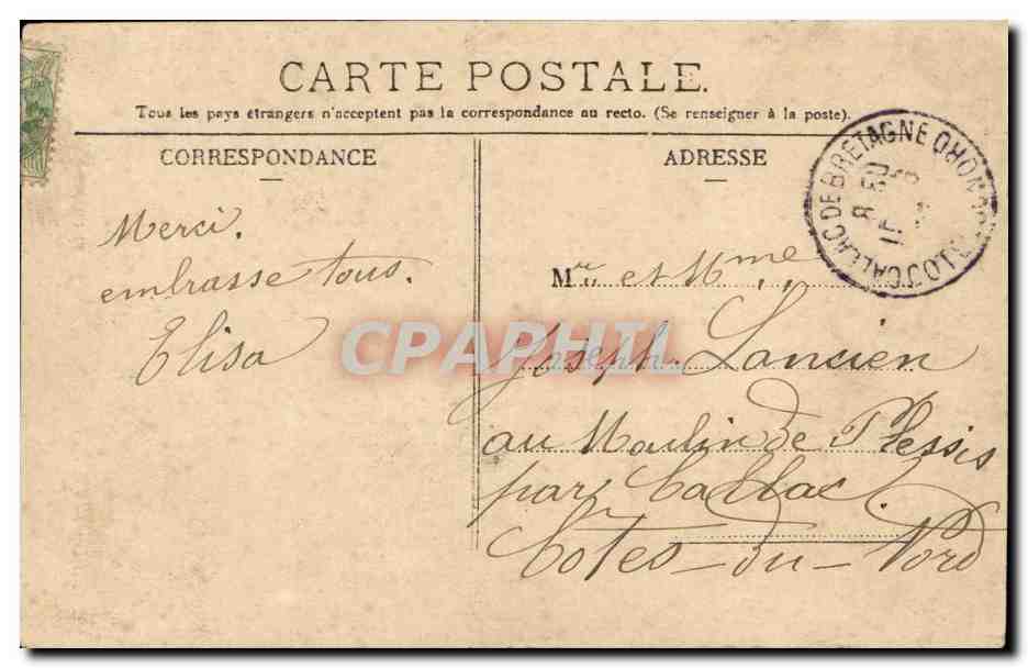Paris - 11 - Place de la Bastille - CPA  — Rückseite