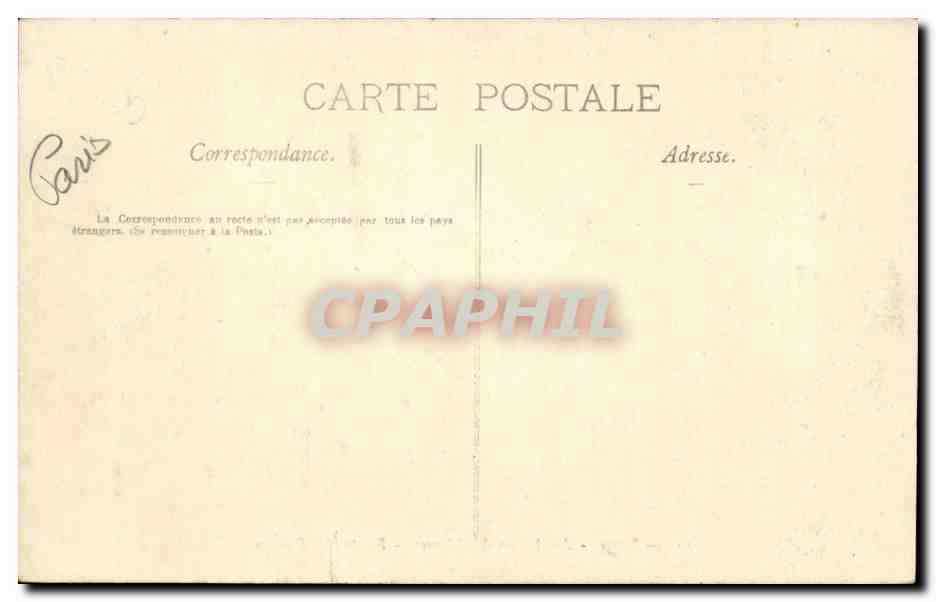 Paris - 5 - Jardin des Plantes - Bassin des Caimans - crocodile- CPA  — Rückseite