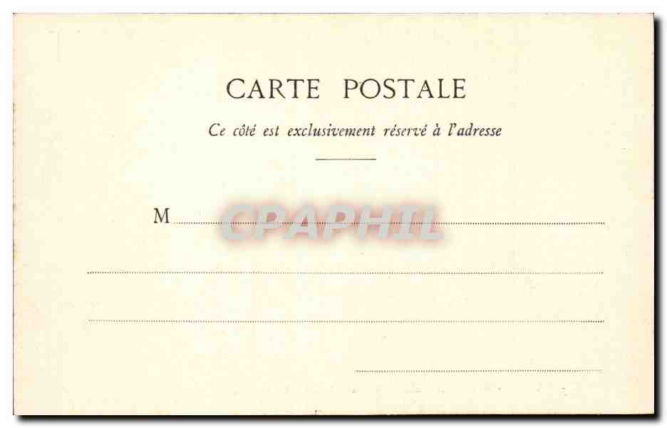 Paris - 1 - Place du Palais Royal et Rue de Rivoli - cheval - horse - CPA  — Rückseite