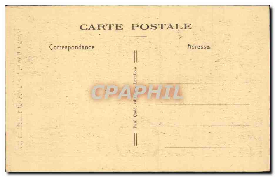 Paris - 15 - Cite Universitaire - CPA  — Rückseite