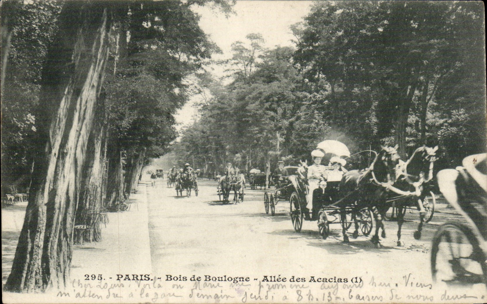 Paris - 16 - Bois de Boulogne - Allee des Arcacias - CPA 