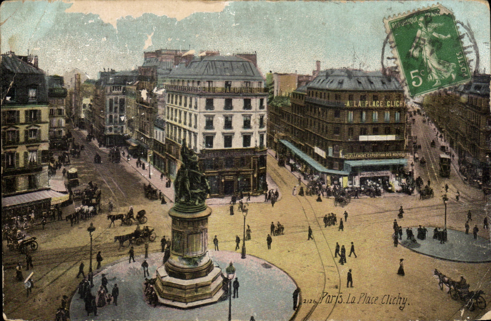 Paris - 17 - La Place Clichy CPA 