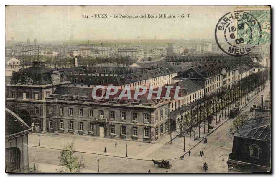 Paris - 7 - Le Panorama de l'Ecole Militaire CPA 