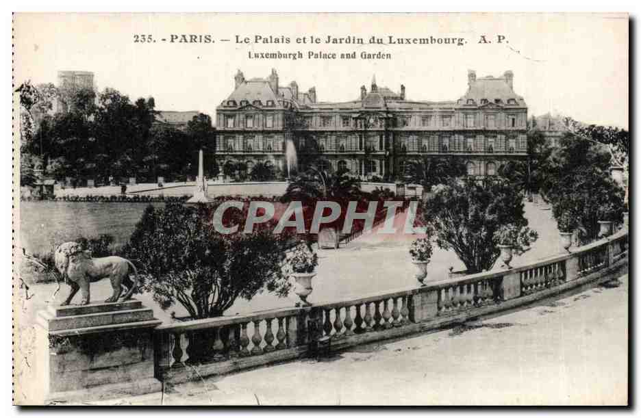 Paris - 6 - Le Palais et le Jardin du Luxembourg CPA - 