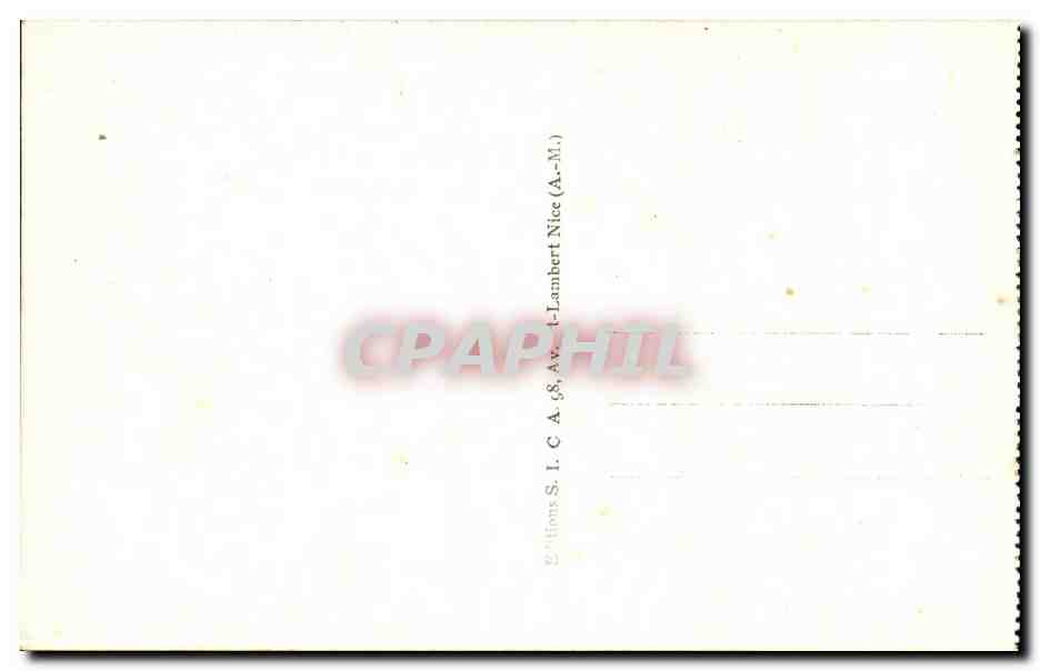 Nice - Vue Generale - CPA  — Rückseite