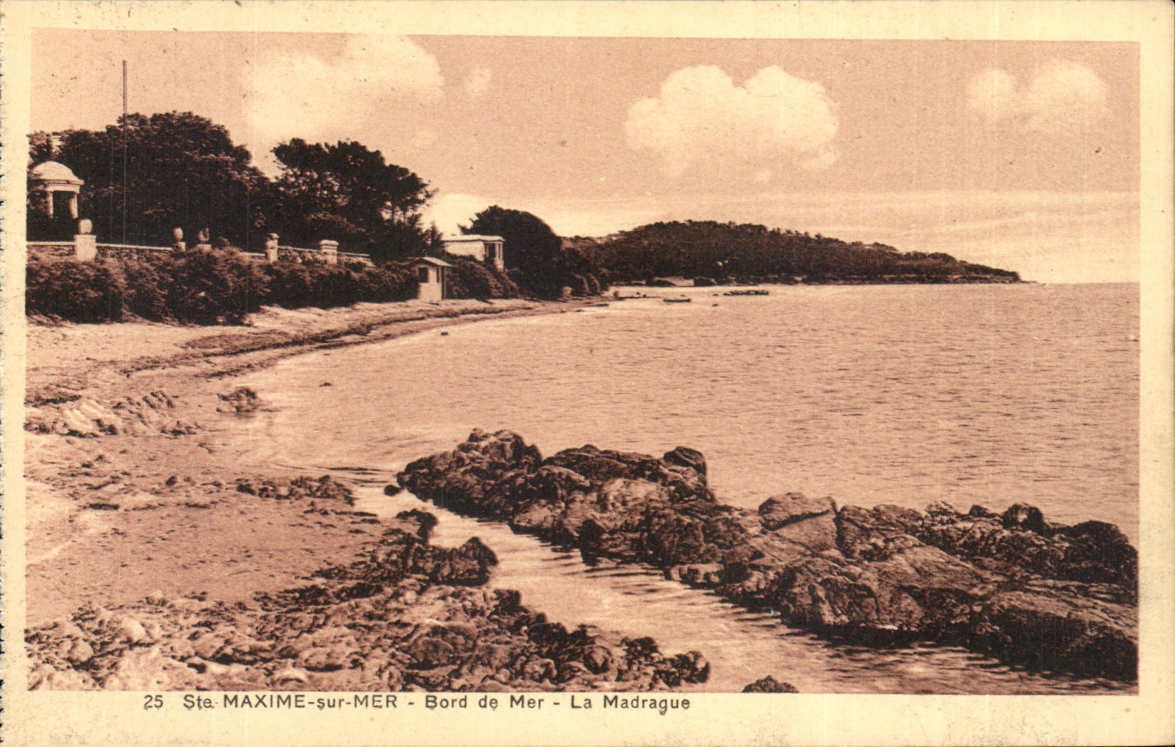 Ste Maxime sur Mer - Bord de Mer - La Madrague - CPA 