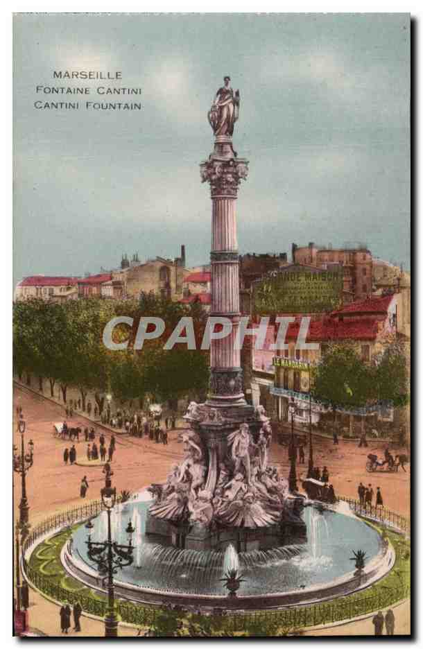 Marseille - Fontaine Cantini - CPA 