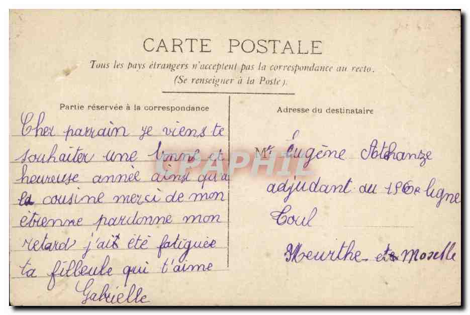 Fantaisie - Enfants - Fille - Little Girl with curly hair  — Rückseite