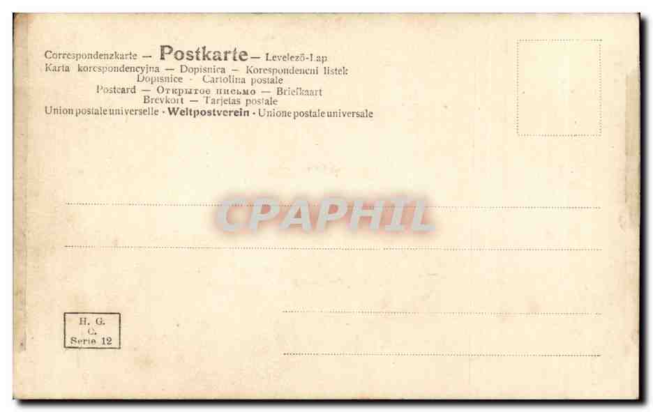 Fantaisie - Enfant - Little girl with long wavy hair l - CPA  — Rückseite