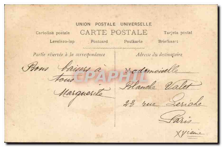 Fantaisie - Enfants - Two lovely little children - CPA  — Rückseite
