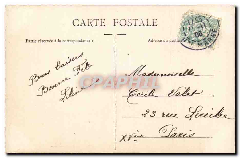 Fantaisie - Enfant - Little Girl in nice setting - CPA  — Rückseite
