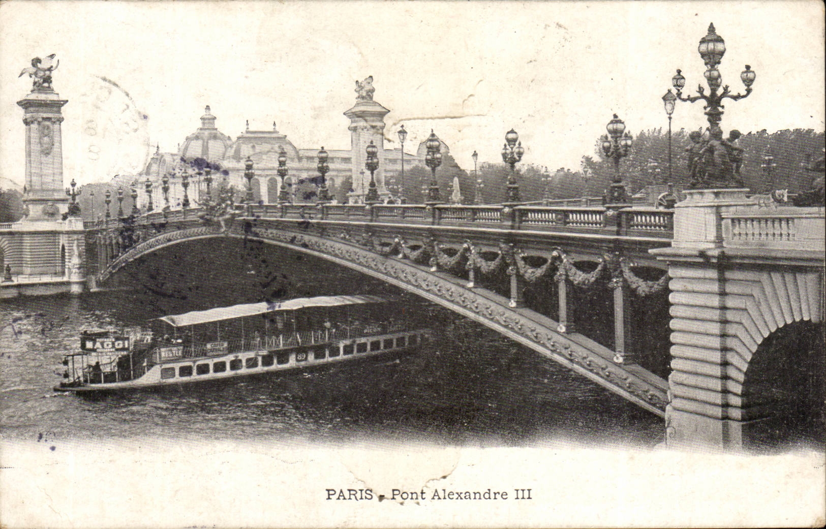 Paris - 7 - Le Pont Alexandre III - CPA 