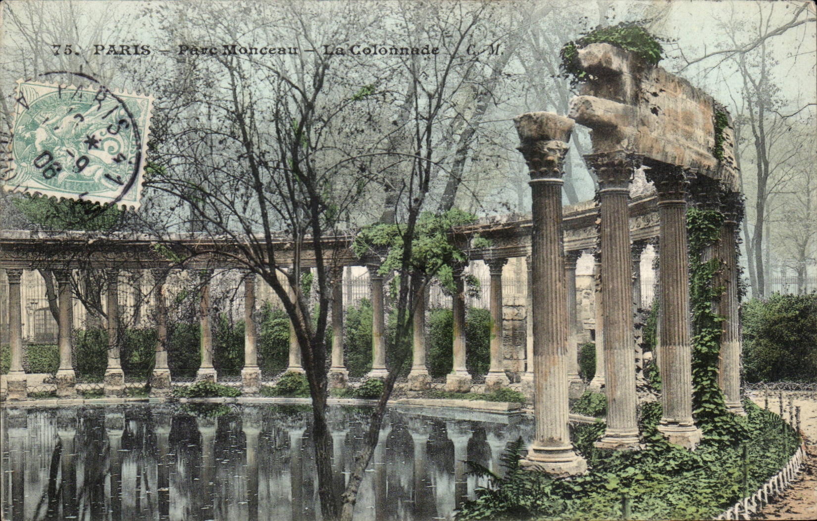 Paris - 8 - Parc Monceau - Les Colonnades -- CPA 