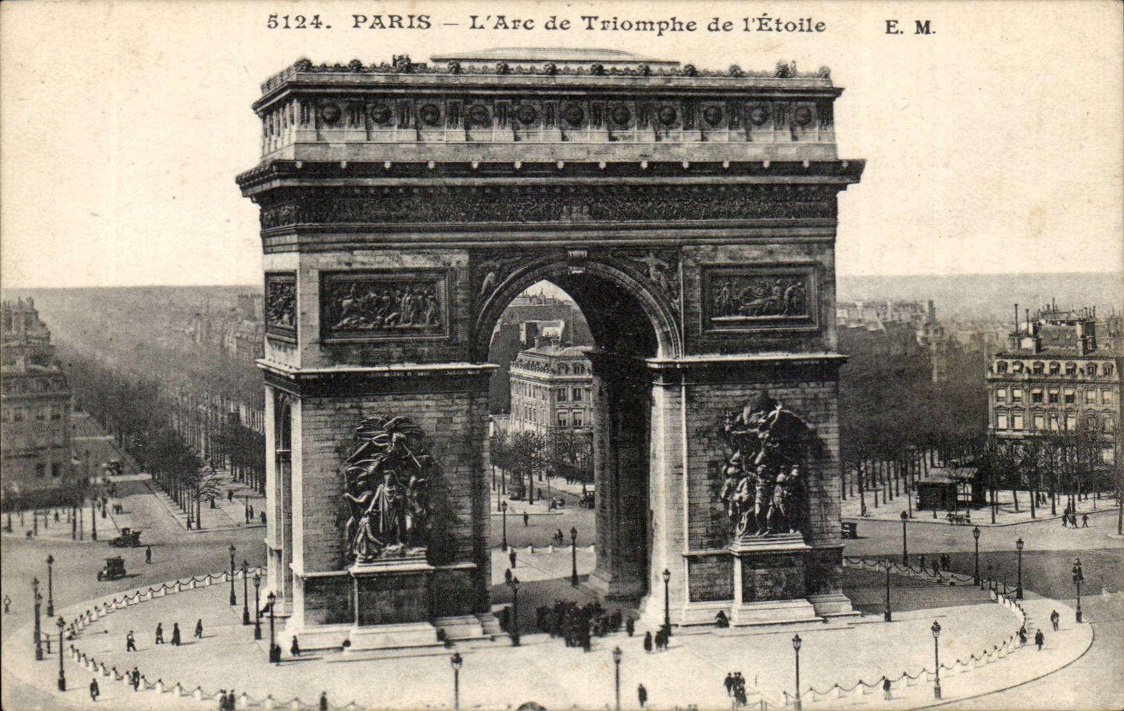 Paris - 8 - L'Arc de Triomphe de l'Etoile I - CPA 