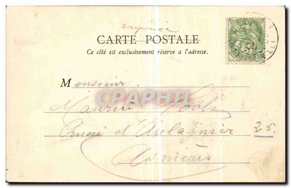 Paris - 3 - Arts et Metiers - CPA  — Rückseite