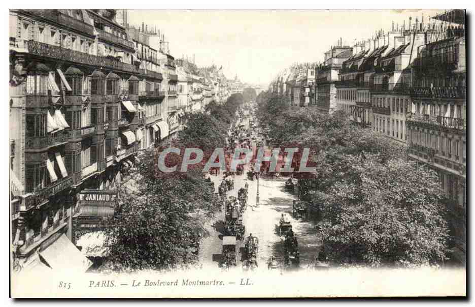 Paris - 18 - Le Boulevard Montmartre - CPA 