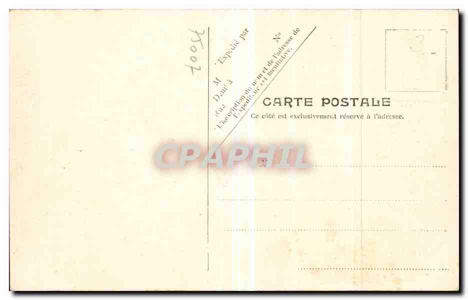 Paris - 14 - La Gare d'Orleans - CPA  — Rückseite