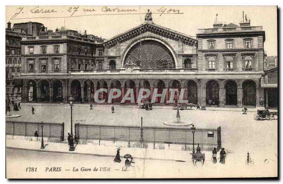 Paris - 10 - Gare de L'Est - CPA 