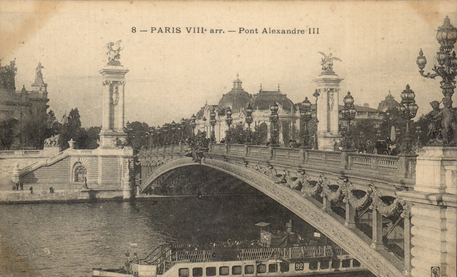 Paris - 8 - Pont Alexandre III - CPA 