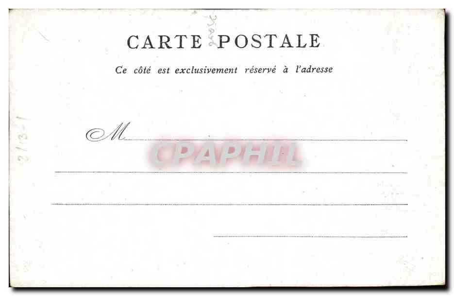Paris - L'Institut - Edite par le Bon Marche - CPA  — Verso