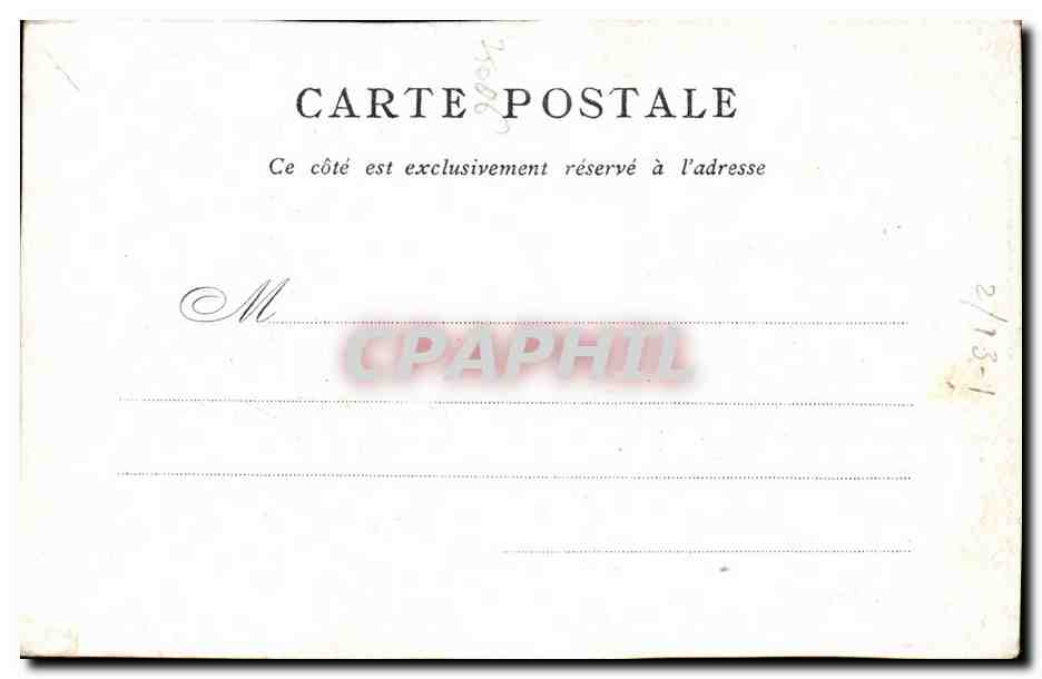 Paris - L'Institut - edite par le Bon Marche - CPA  — Verso