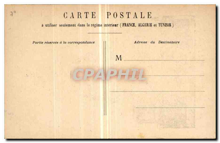 Paris - 7 - Les Invalides - CPA  — Rückseite