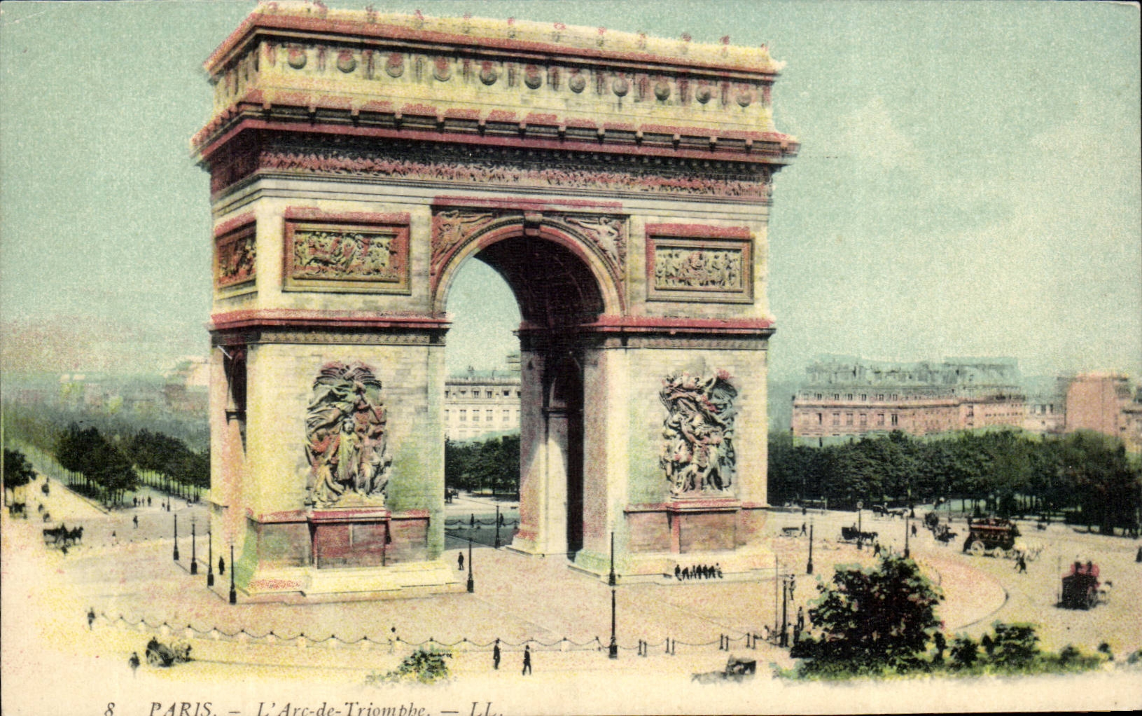 Paris - 8 - L'Arc de Triomphe - CPA 