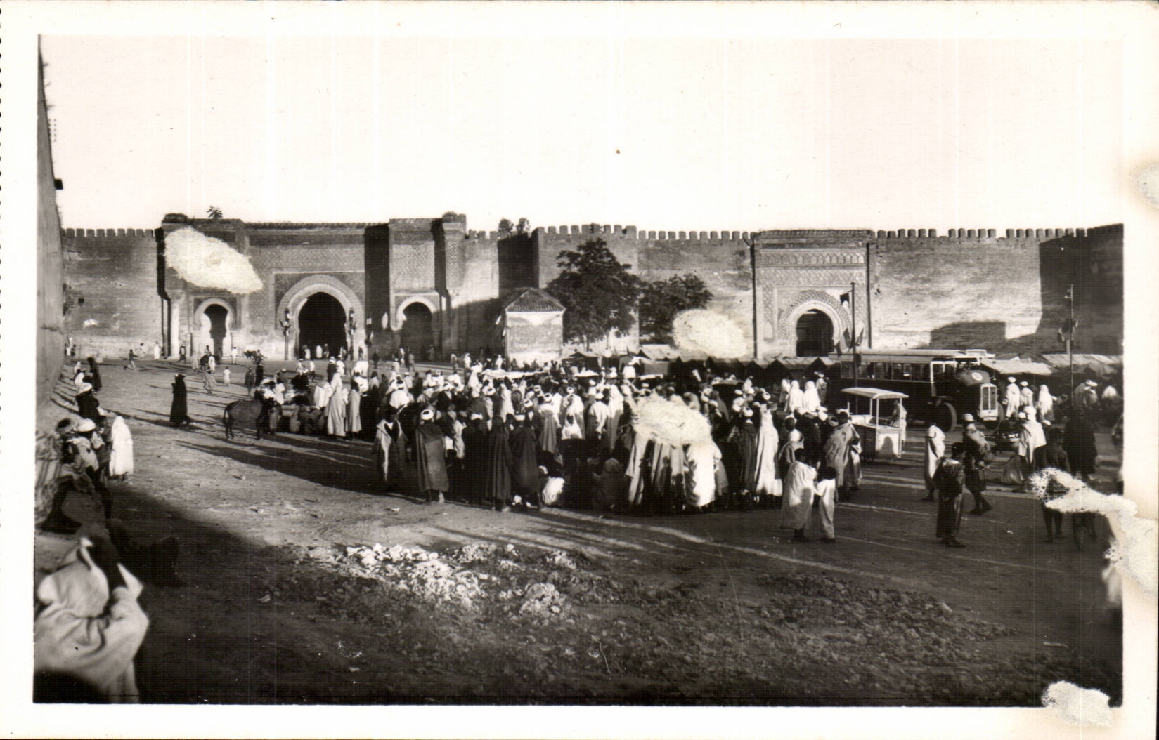 Meknès — Plaza El Medin — Editor La Cigogne, n°734