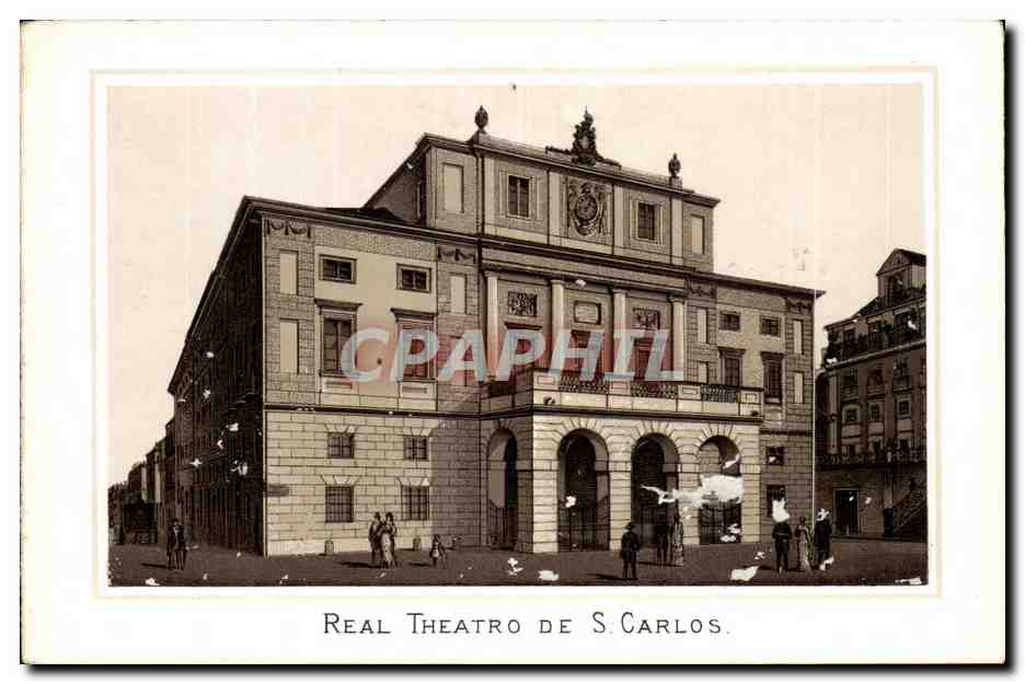 Real Theatro de S. Carlos — Lisbonne — éditeur inconnu