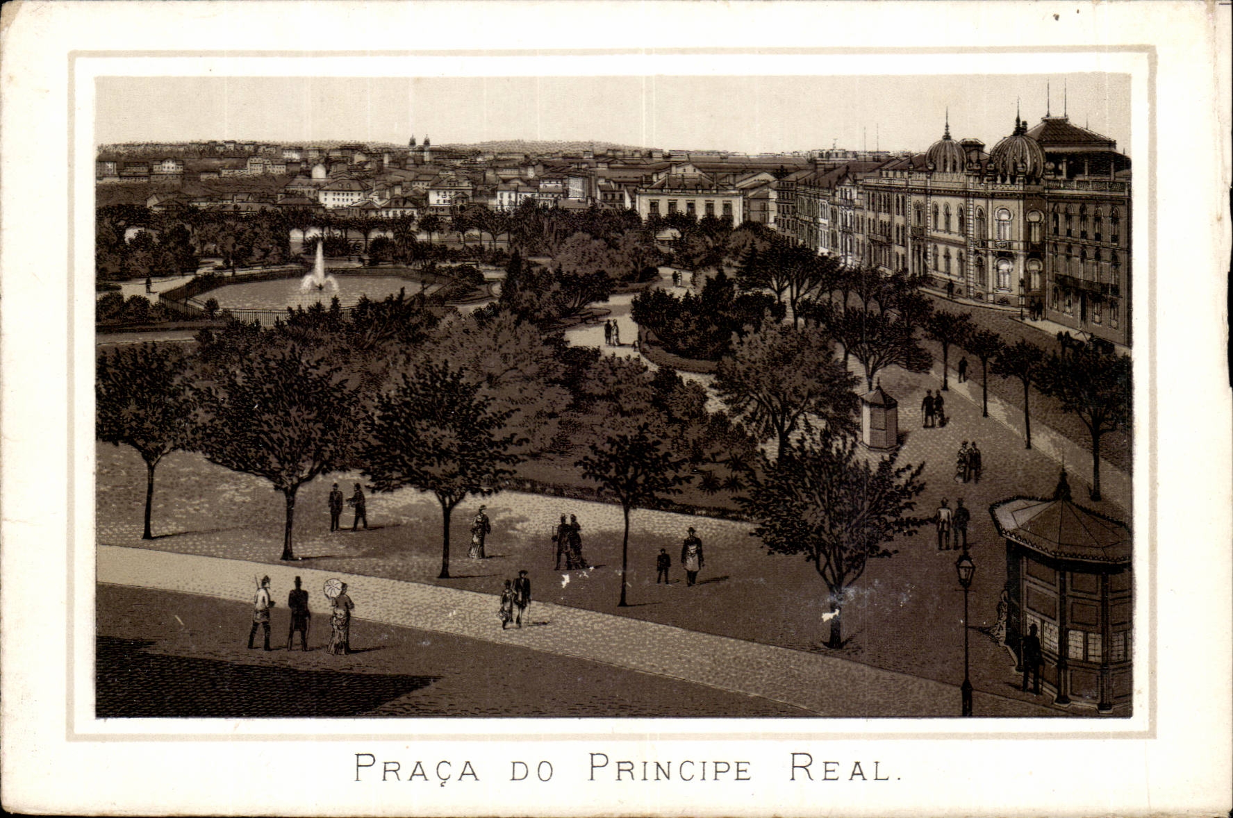 Portugal - Lisbon - Praco do Principe Real CPA 
