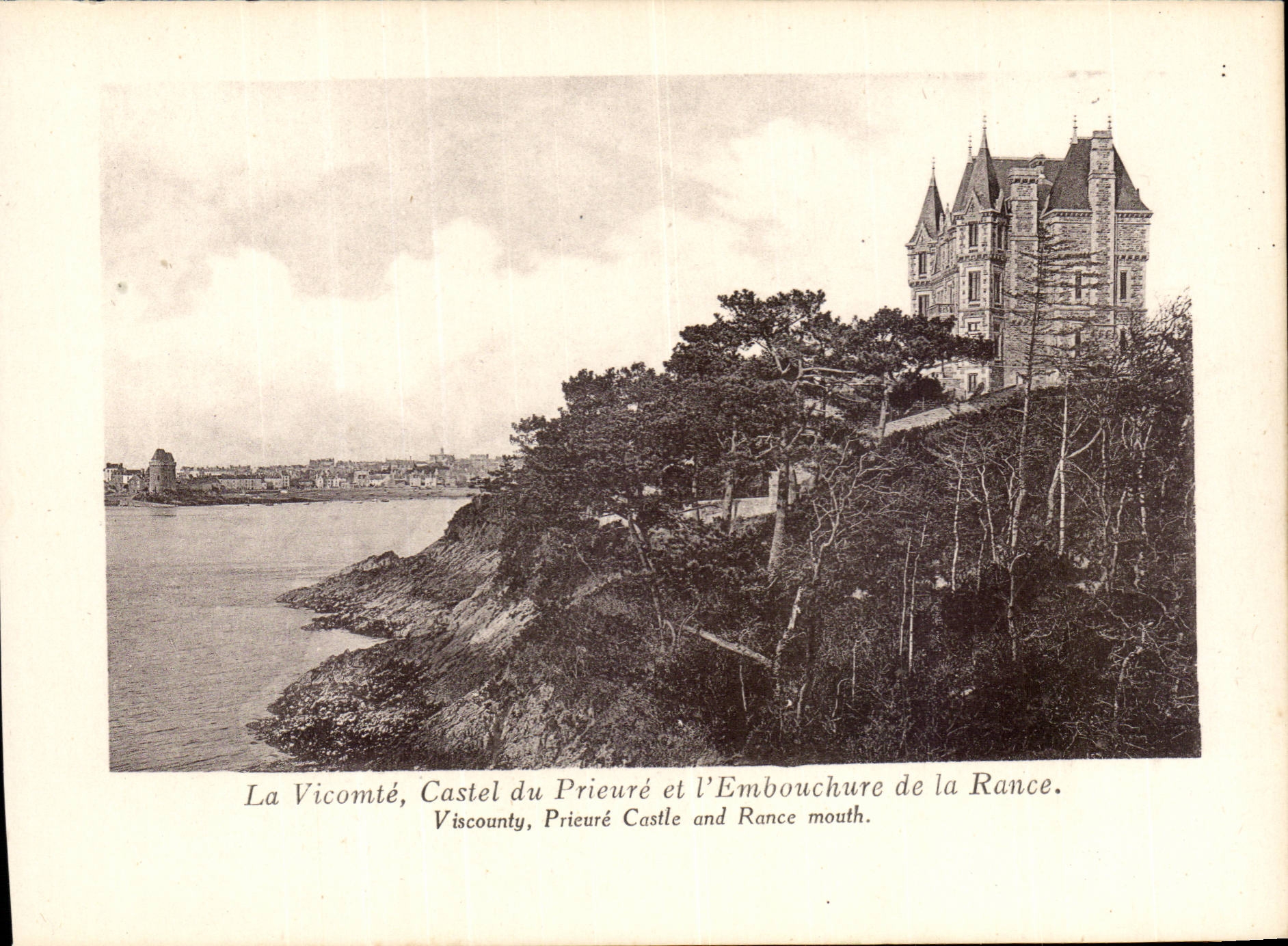 La Vicomté, Château du Prieuré et Embouchure de la Rance — Viscountry, Prieuré Castle and Rance mouth