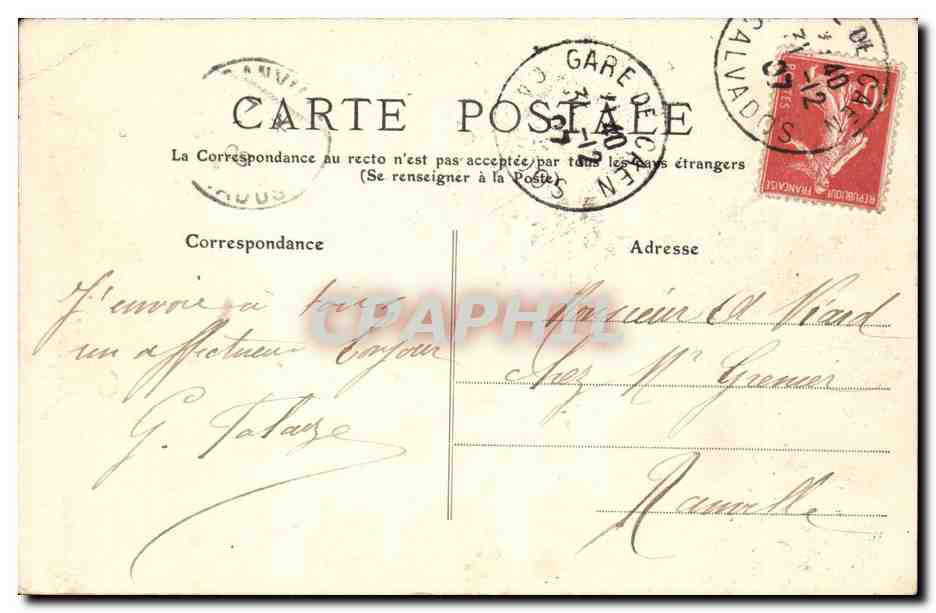 Fetes - Bonne Anne - Femme - Woman images in flower - fleur - pensee - CPA  — Rückseite