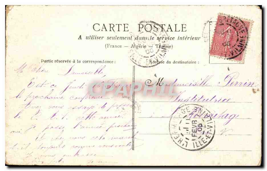Fantaisie - Enfant - Little Girl in prayer - CPA  — Rückseite