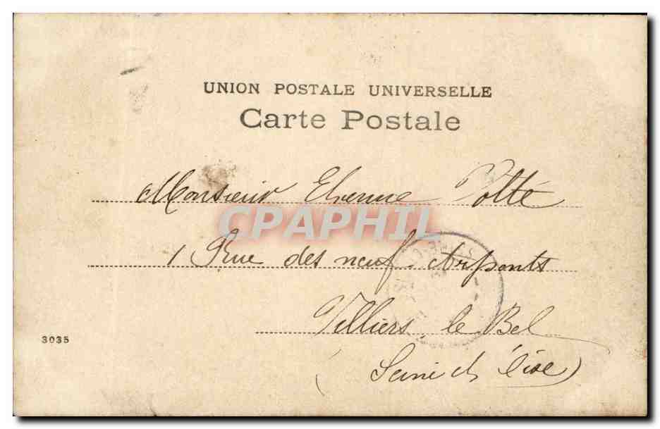 Fantaisie - Enfant - Bebe - Chou - Little baby growing from cabbage- CPA  — Rückseite