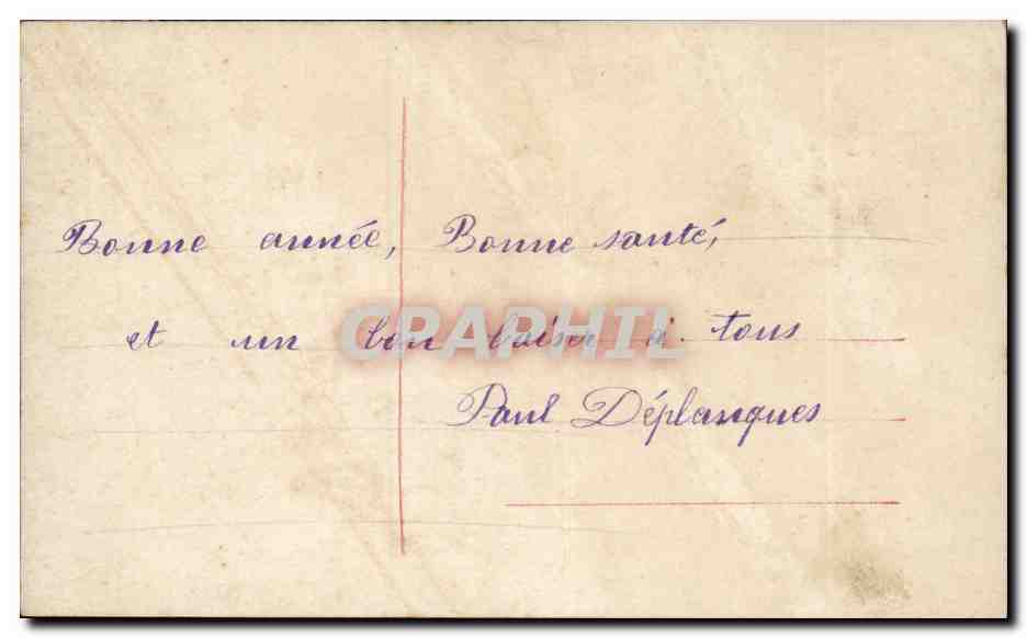 Fantaisie - Enfant - Bonne Annee - Little girl in winter setting - CPA  — Verso