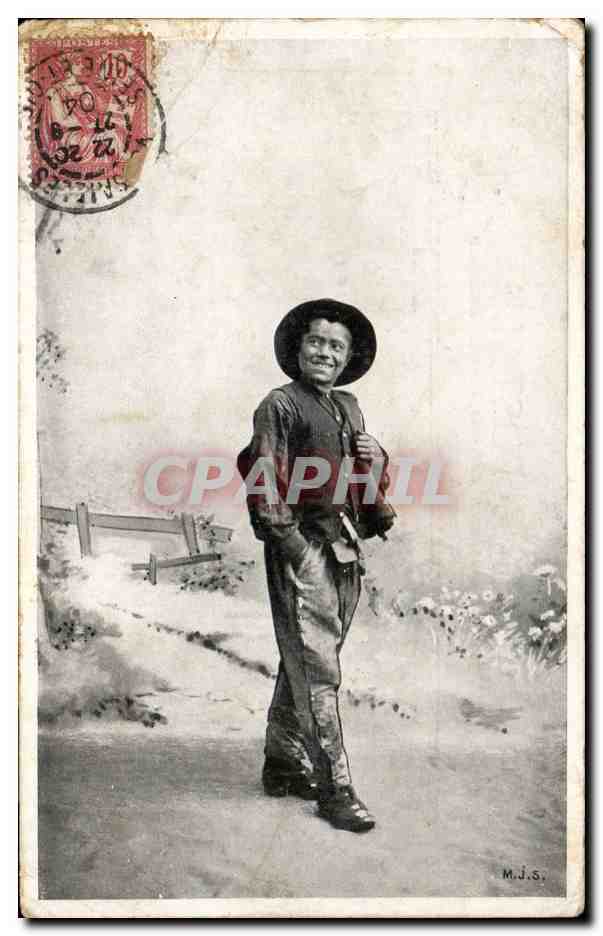 Fantaisie - Homme - Smiling Man - CPA 