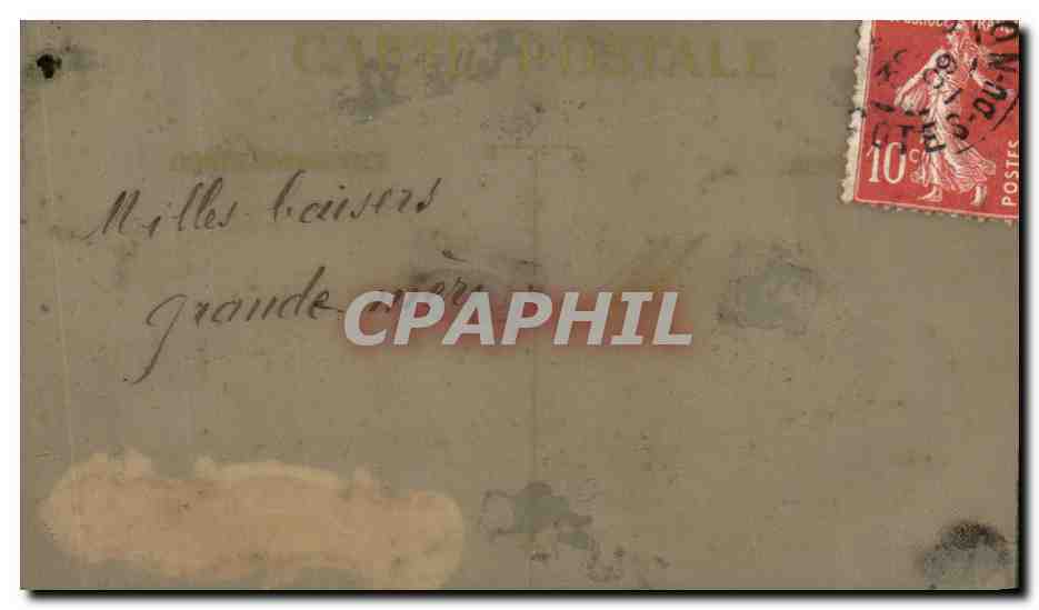 CPA Fantaisie (carte translucide)