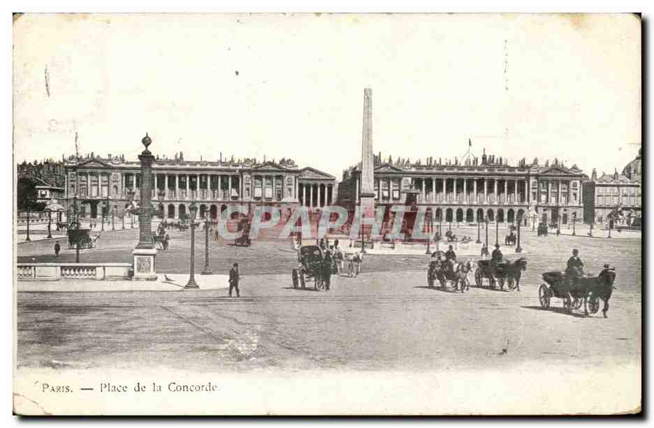 Paris - 8 - Place de la Concorde - CPA 