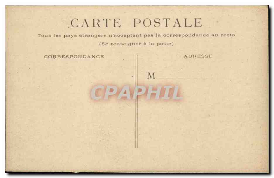 Paris - 8 - Palais Royal CPA  — Verso