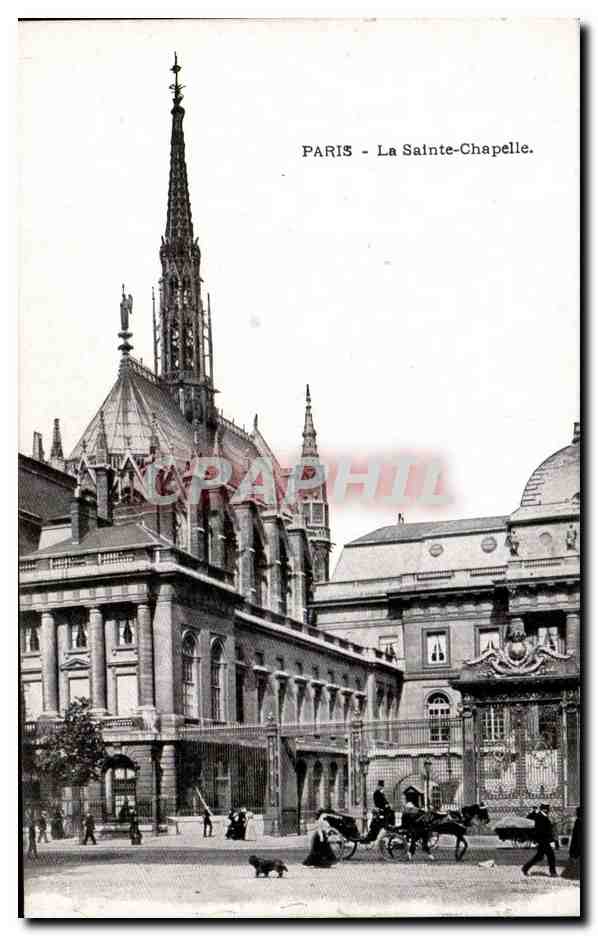 Paris - 1 - La Sainte Chapelle CPA 