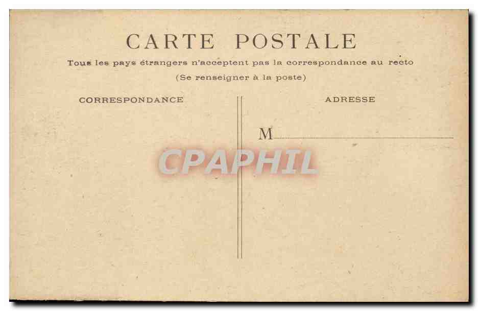 Paris - 7 - Les Invalides CPA  — Rückseite