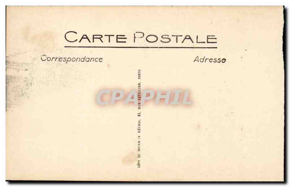Avignon - Palais des Popes - Vue de la Facade - - CPA  — Verso