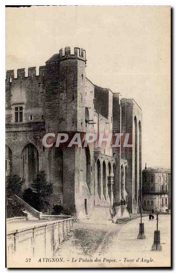 Avignon - Le Palais des Papes - Tour d'Angle - CPA 